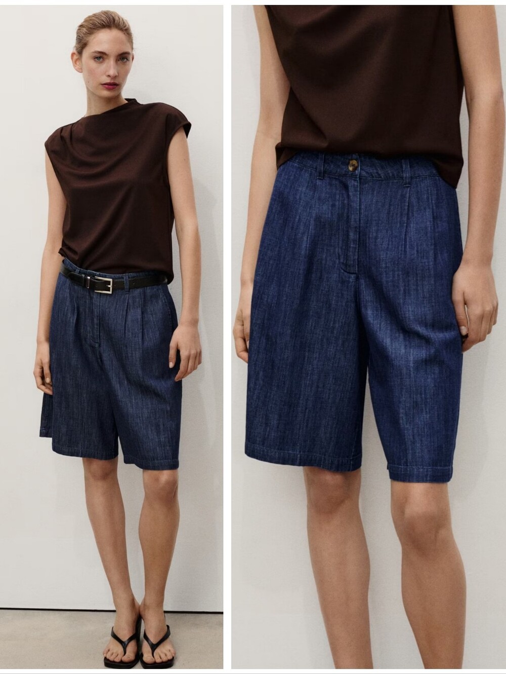 MANGO Bermuda Shorts